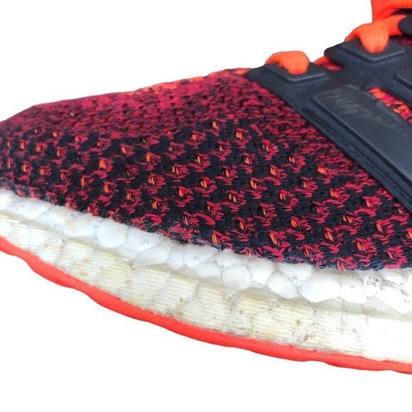 RARE 2016 Adidas UltraBoost 2.0 Blk Sol Red Sz 6 - Picture 11 of 16